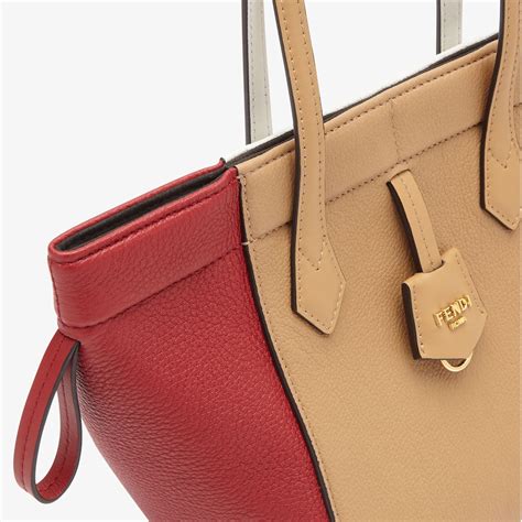 Transformable multicolour leather mini bag 